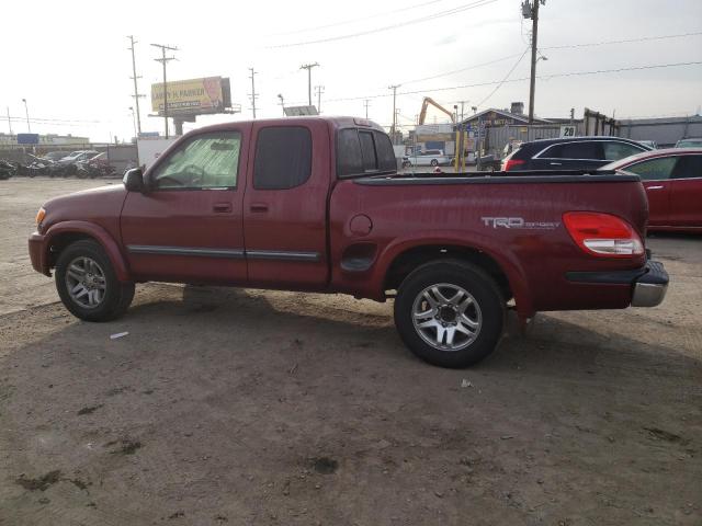 5TBRT34134S449526 - 2004 TOYOTA TUNDRA ACCESS CAB SR5 BURGUNDY photo 2