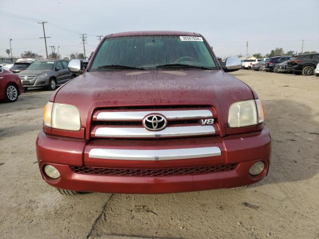 5TBRT34134S449526 - 2004 TOYOTA TUNDRA ACCESS CAB SR5 BURGUNDY photo 5