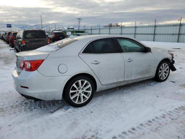 1G11H5SL1EF165523 - 2014 CHEVROLET MALIBU LTZ ვერცხლისფერი ფოტო 3