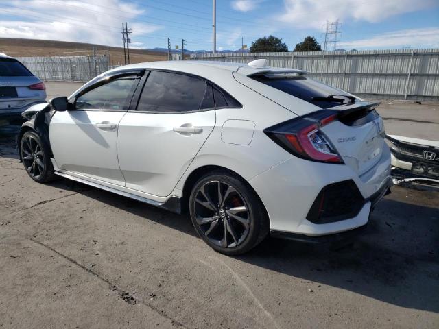 SHHFK7H4XKU218101 - 2019 HONDA CIVIC SPORT WHITE photo 2