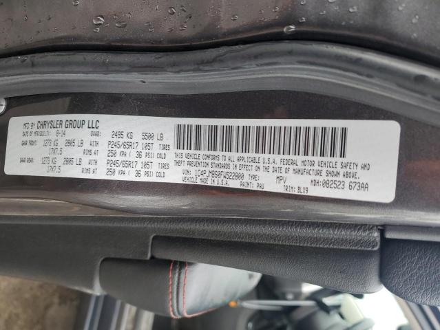 1C4PJMBS0FW522800 - 2015 JEEP CHEROKEE TRAILHAWK GRAY photo 14