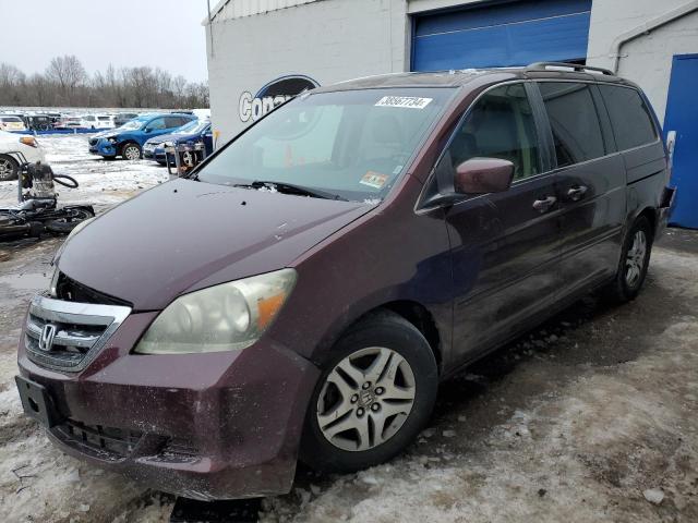 5FNRL38877B045538 - 2007 HONDA ODYSSEY TOURING BURGUNDY photo 1