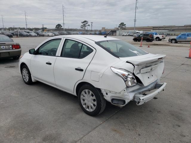 3N1CN7AP1KL833284 - 2019 NISSAN VERSA S WHITE photo 2