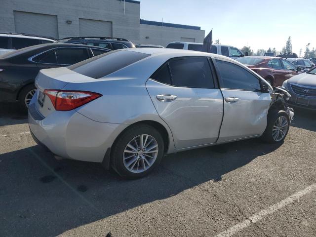 5YFBURHE1FP213426 - 2015 TOYOTA COROLLA L SILVER photo 3