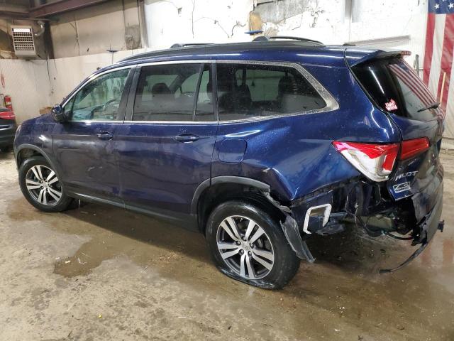 5FNYF6H58GB028113 - 2016 HONDA PILOT EXL BLUE photo 2