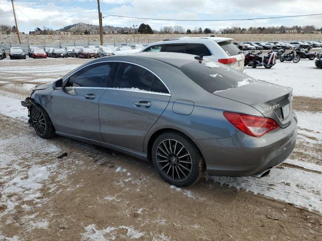 WDDSJ4GB7FN264967 - 2015 MERCEDES-BENZ CLA 250 4MATIC GRAY photo 2