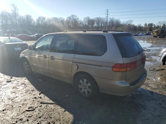 2HKRL18672H531912 - 2002 HONDA ODYSSEY EX BEIGE photo 2