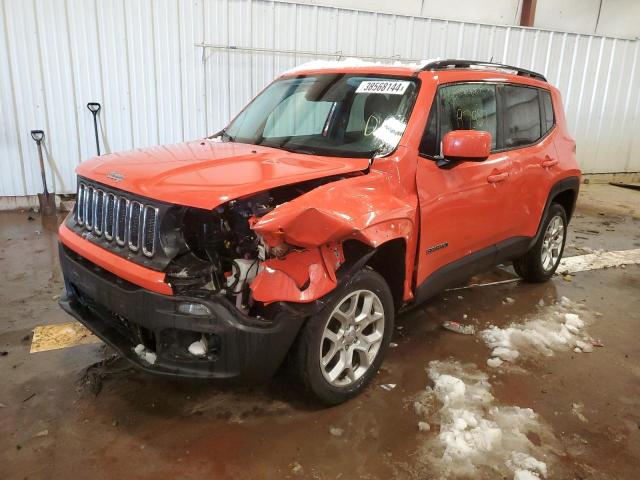 ZACCJBBB0HPF47456 - 2017 JEEP RENEGADE LATITUDE ORANGE photo 1