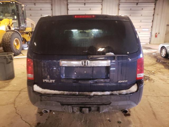 5FNYF4H48DB049051 - 2013 HONDA PILOT EX BLUE photo 6