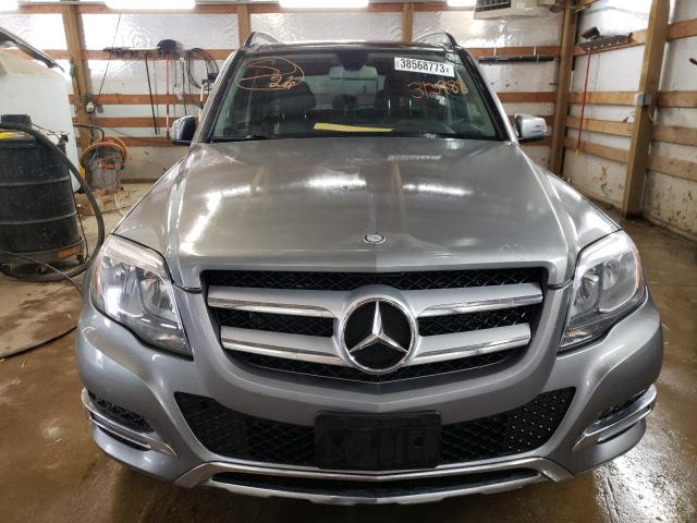 WDCGG8JB4EG313988 - 2014 MERCEDES-BENZ GLK 350 4MATIC SILVER photo 5