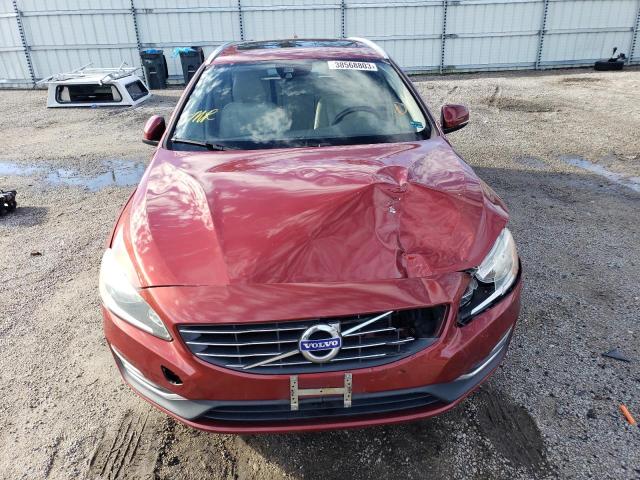 YV140MEK9G1292989 - 2016 VOLVO V60 T5 PREMIER ORANGE photo 5