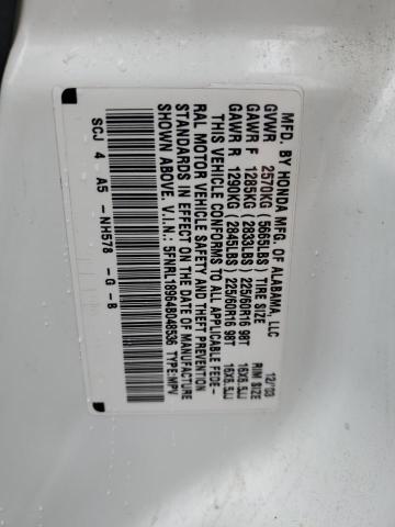 5FNRL18964B048536 - 2004 HONDA ODYSSEY EXL WHITE photo 14