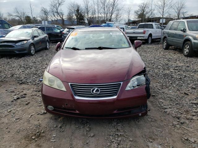 JTHBJ46G072005486 - 2007 LEXUS ES 350 BURGUNDY photo 5