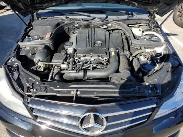 WDDGF4HB7CA609388 - 2012 MERCEDES-BENZ C 250 BLACK photo 11