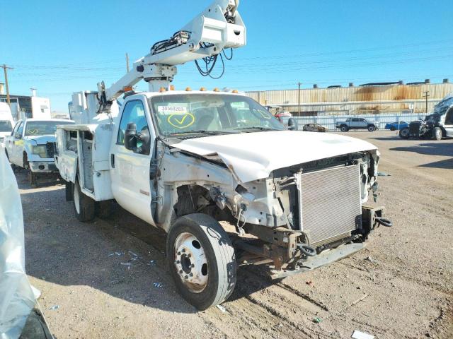 1FDXF46P24EC80176 - 2004 FORD F450 SUPER DUTY WHITE photo 1