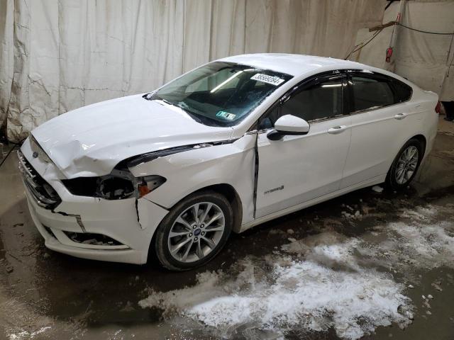 3FA6P0LU4HR314367 - 2017 FORD FUSION SE HYBRID WHITE photo 1