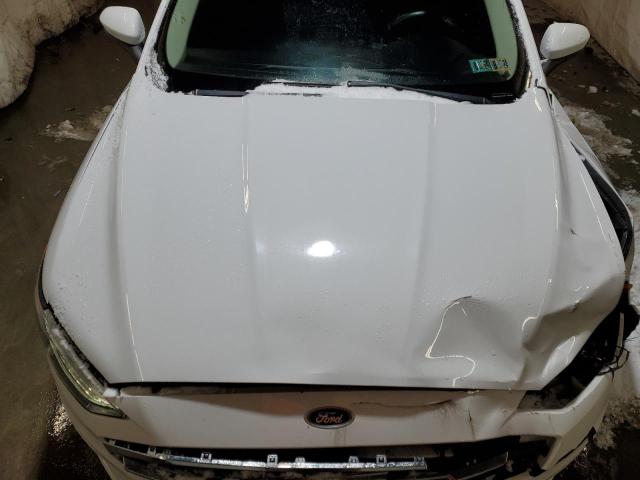 3FA6P0LU4HR314367 - 2017 FORD FUSION SE HYBRID WHITE photo 11