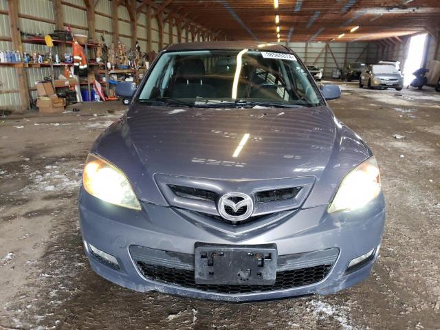 JM1BK34F581171982 - 2008 MAZDA 3 I GRAY photo 5