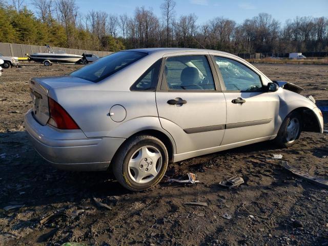 1FAFP33P92W341550 - 2002 FORD FOCUS LX SILVER photo 3