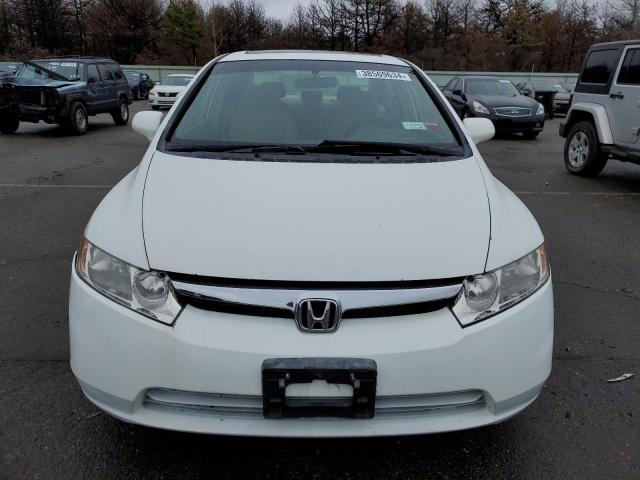 1HGFA16876L071666 - 2006 HONDA CIVIC EX WHITE photo 5