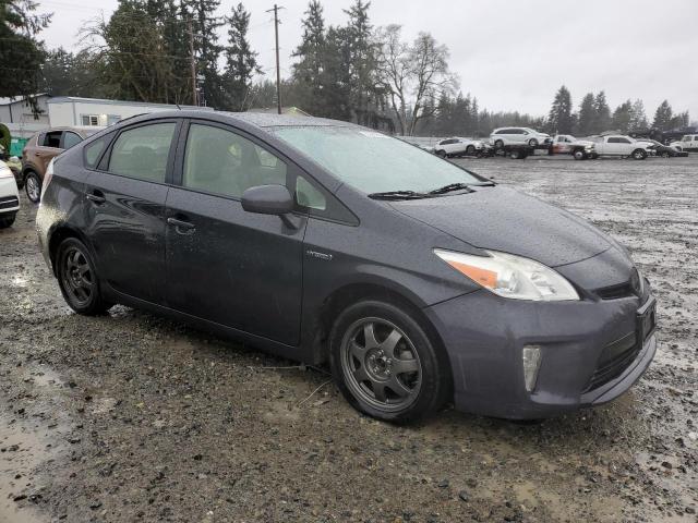 JTDKN3DU2D5640888 - 2013 TOYOTA PRIUS GRAY photo 4