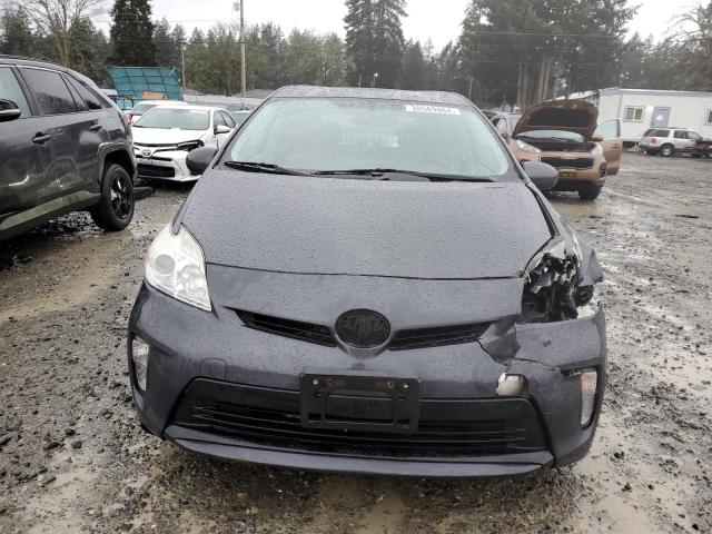 JTDKN3DU2D5640888 - 2013 TOYOTA PRIUS GRAY photo 5