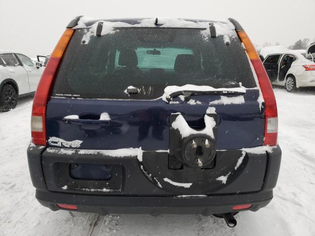 SHSRD77894U253480 - 2004 HONDA CR-V EX BLUE photo 6