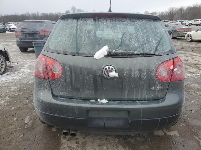 WVWCR71K87W108255 - 2007 VOLKSWAGEN RABBIT GREEN photo 6