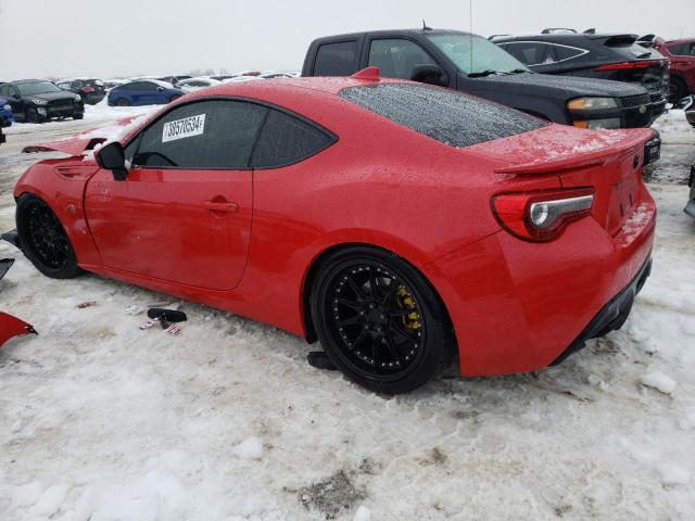 JF1ZNAA12H9702811 - 2017 TOYOTA 86 BASE RED photo 2