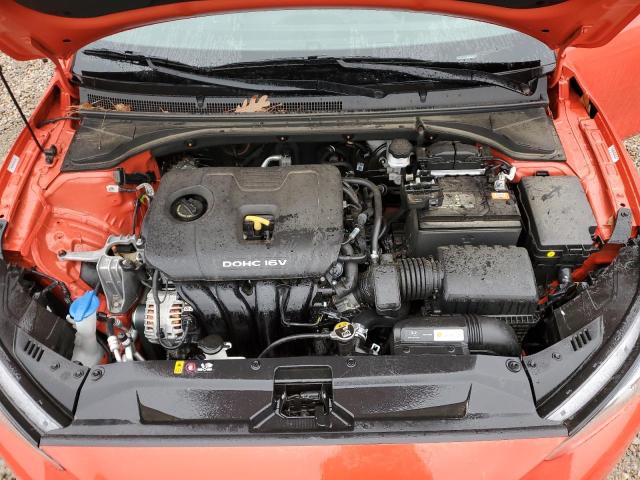 KMHTG6AF0MU032603 - 2021 HYUNDAI VELOSTER BASE ORANGE photo 11