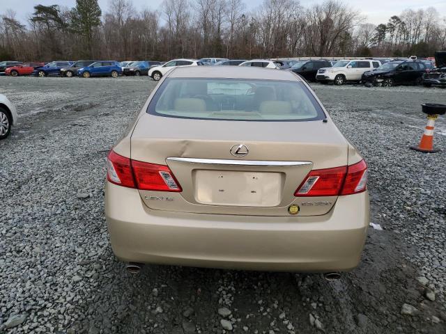 JTHBJ46G072053649 - 2007 LEXUS ES 350 GOLD photo 6