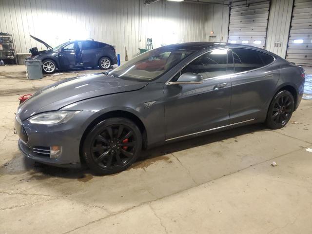 5YJSA1H22EFP63826 - 2014 TESLA MODEL S GRAY photo 1