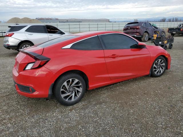 2HGFC4B69KH302154 - 2019 HONDA CIVIC LX RED photo 3