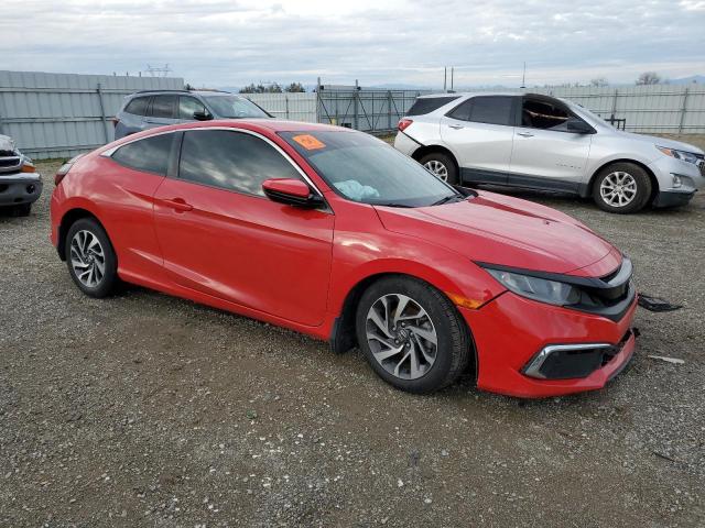 2HGFC4B69KH302154 - 2019 HONDA CIVIC LX RED photo 4