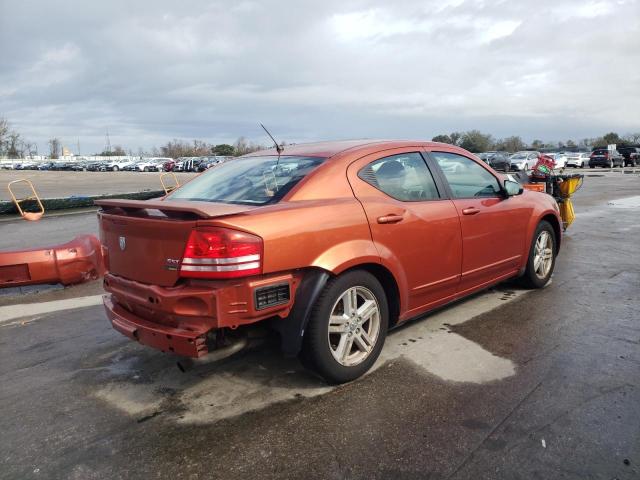 1B3LC56RX8N146350 - 2008 DODGE AVENGER SXT ORANGE photo 3