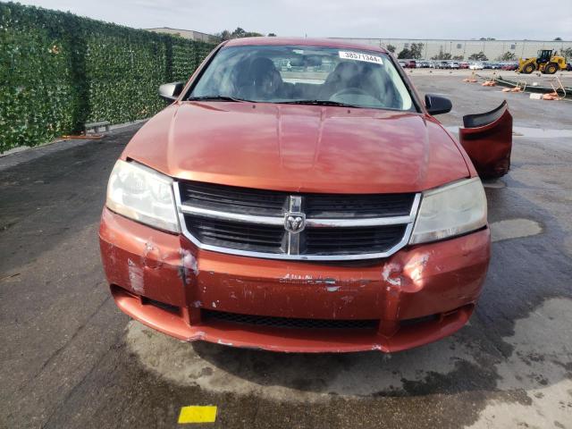 1B3LC56RX8N146350 - 2008 DODGE AVENGER SXT ORANGE photo 5