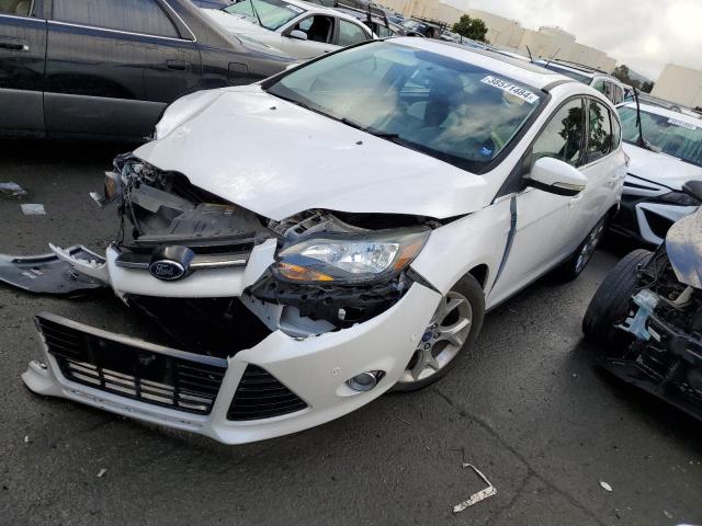 1FADP3N25DL117074 - 2013 FORD FOCUS TITANIUM WHITE photo 1