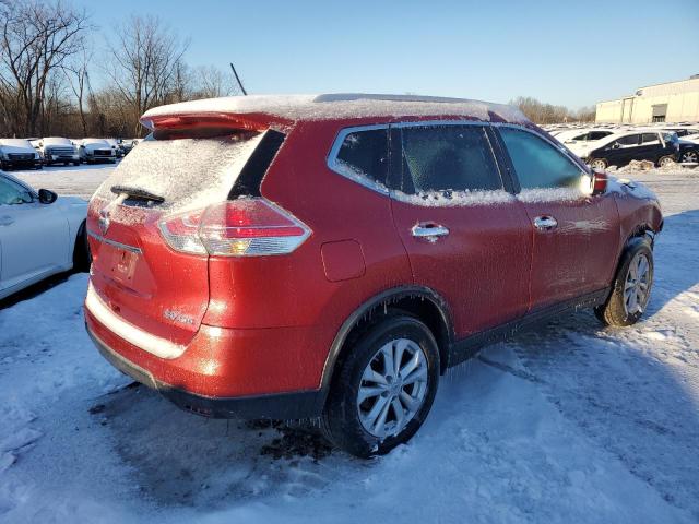 KNMAT2MV5FP575675 - 2015 NISSAN ROGUE S RED photo 3