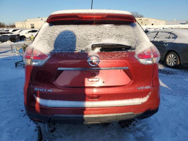 KNMAT2MV5FP575675 - 2015 NISSAN ROGUE S RED photo 6