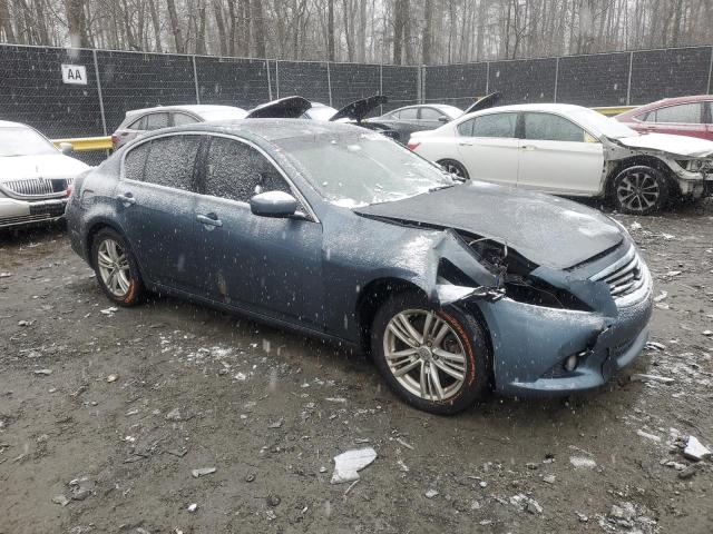 JN1CV6AP2AM403603 - 2010 INFINITI G37 BASE BLUE photo 4