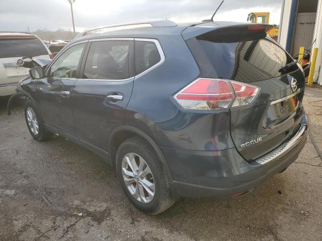 5N1AT2MV0EC866750 - 2014 NISSAN ROGUE S TEAL photo 2