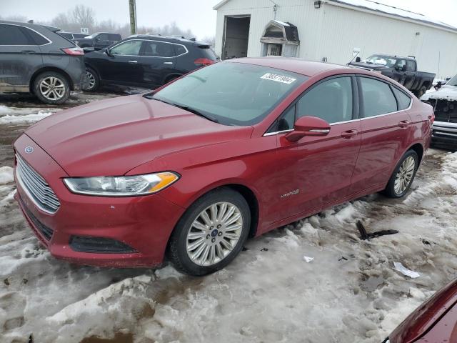 3FA6P0LU9ER328731 - 2014 FORD FUSION SE HYBRID BURGUNDY photo 1