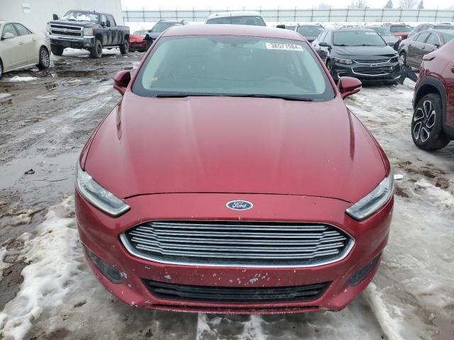 3FA6P0LU9ER328731 - 2014 FORD FUSION SE HYBRID BURGUNDY photo 5