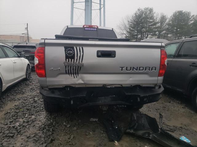 5TFUM5F1XEX057887 - 2014 TOYOTA TUNDRA DOUBLE CAB SR/SR5 SILVER photo 6