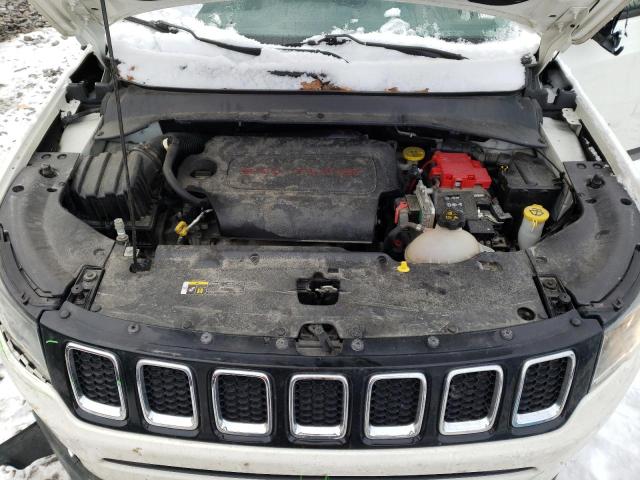 3C4NJDCB0MT527620 - 2021 JEEP COMPASS LIMITED WHITE photo 12