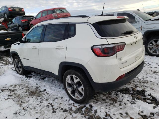 3C4NJDCB0MT527620 - 2021 JEEP COMPASS LIMITED WHITE photo 2
