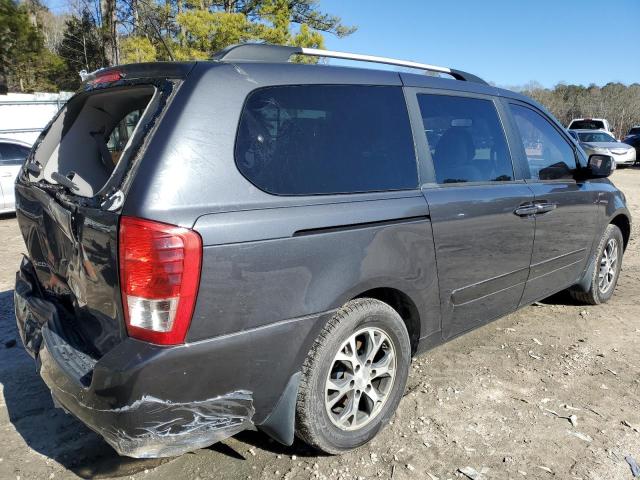 KNDMG4C79E6591012 - 2014 KIA SEDONA LX GRAY photo 3