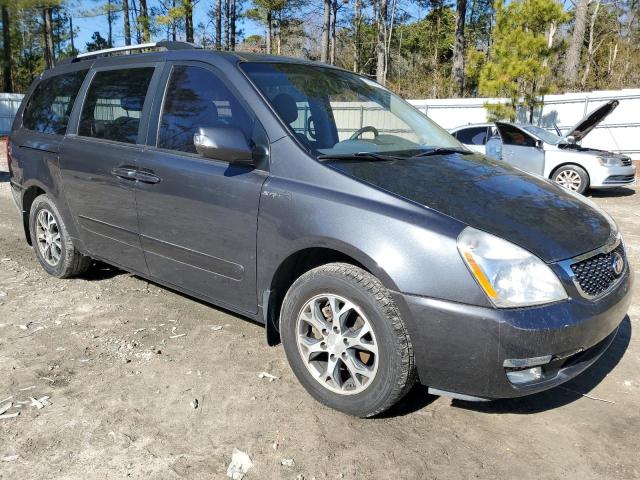 KNDMG4C79E6591012 - 2014 KIA SEDONA LX GRAY photo 4