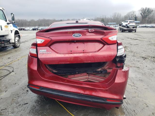 3FA6P0G7XGR129825 - 2016 FORD FUSION S BURGUNDY photo 6