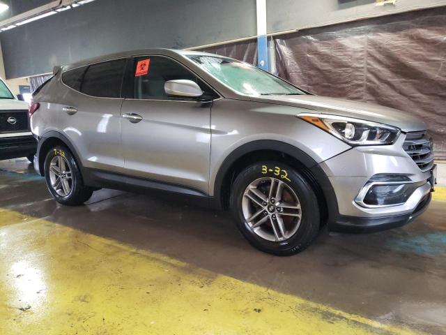 5XYZTDLB7HG442783 - 2017 HYUNDAI SANTA FE S GRAY photo 4